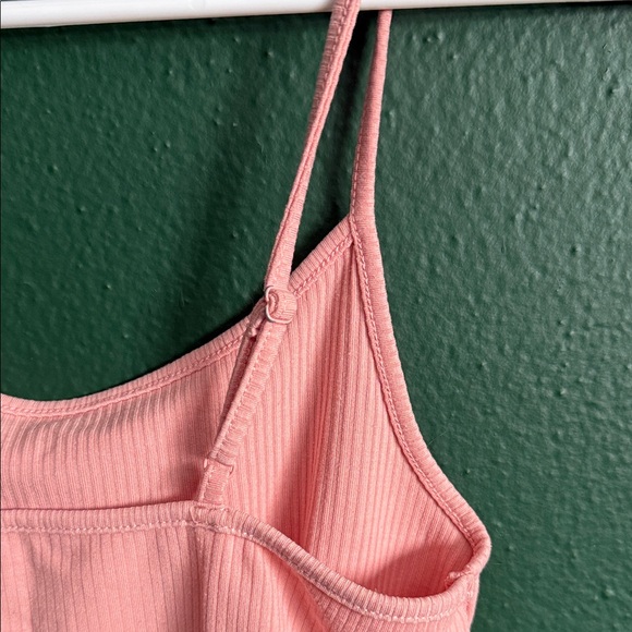 Pink Ribbed Women's Camisole Top - Picture 5 of 5